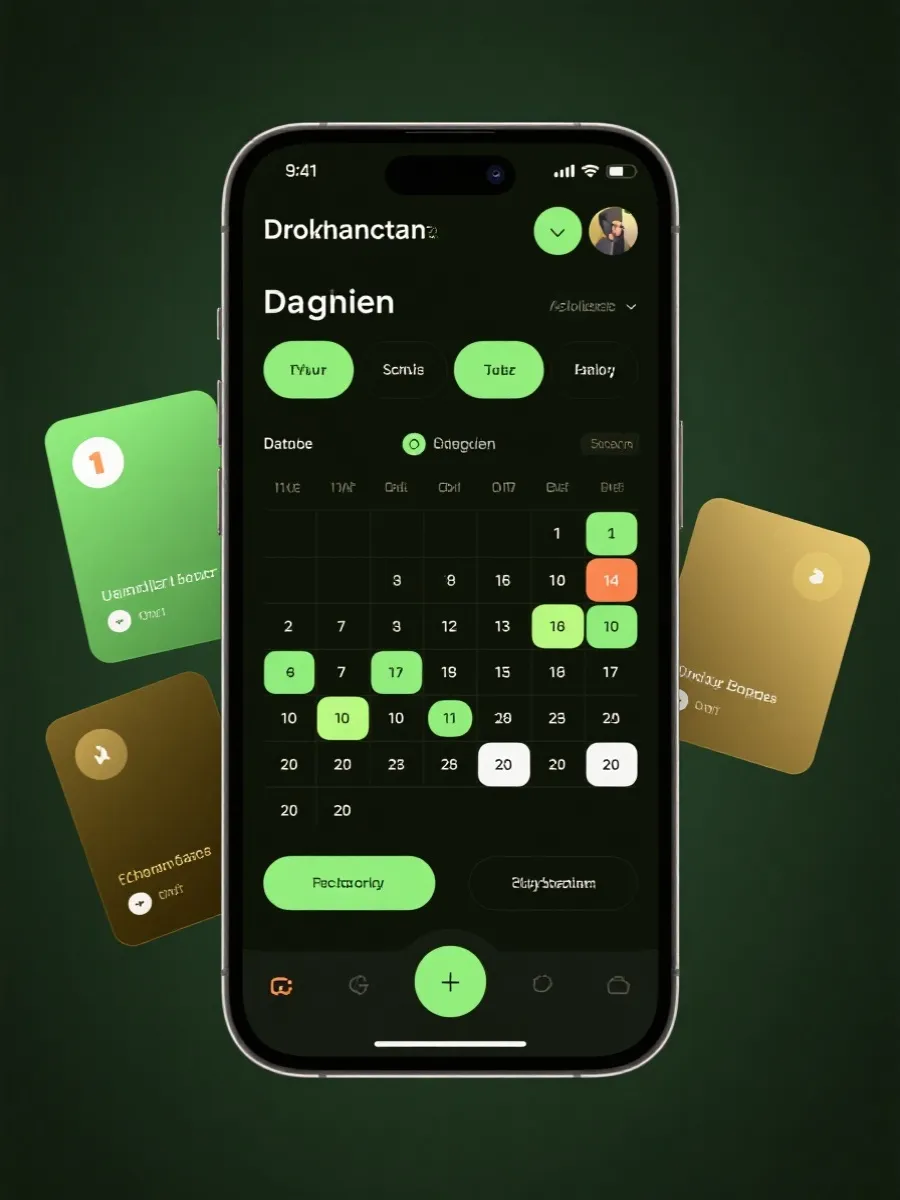 手機版賽事資訊介面示意圖