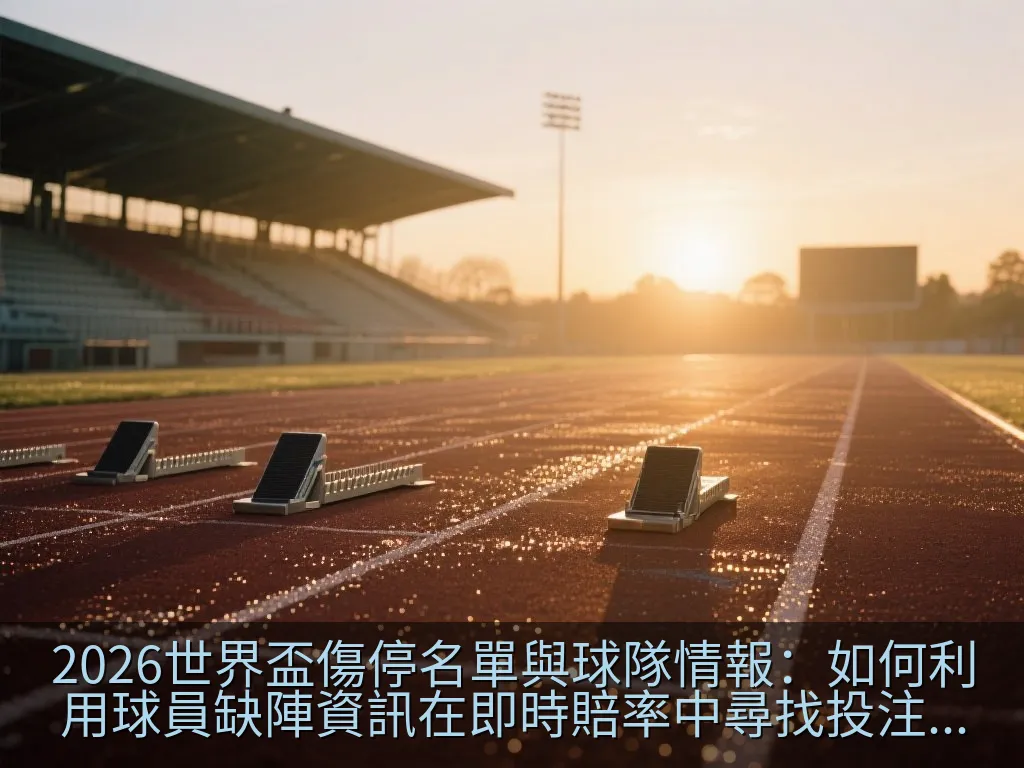 2026世界盃傷停名單與球隊情報：如何利用球員缺陣資訊在即時賠率中尋找投注漏洞？
